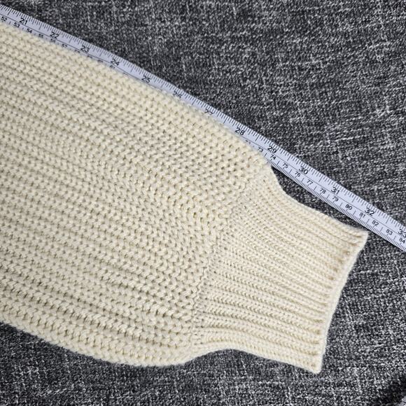 NWT Fashion Nova Kelly Sweater Mini Dress Cream Size 2X Cable Knit - Picture 8 of 8